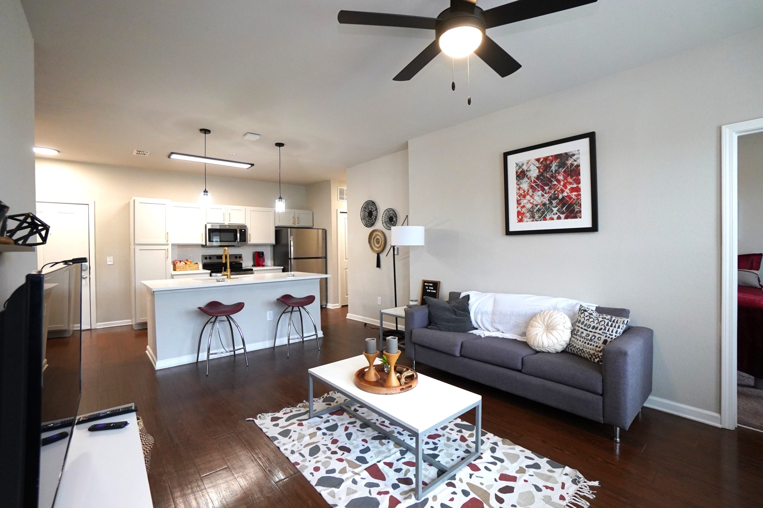 Modern interior living space