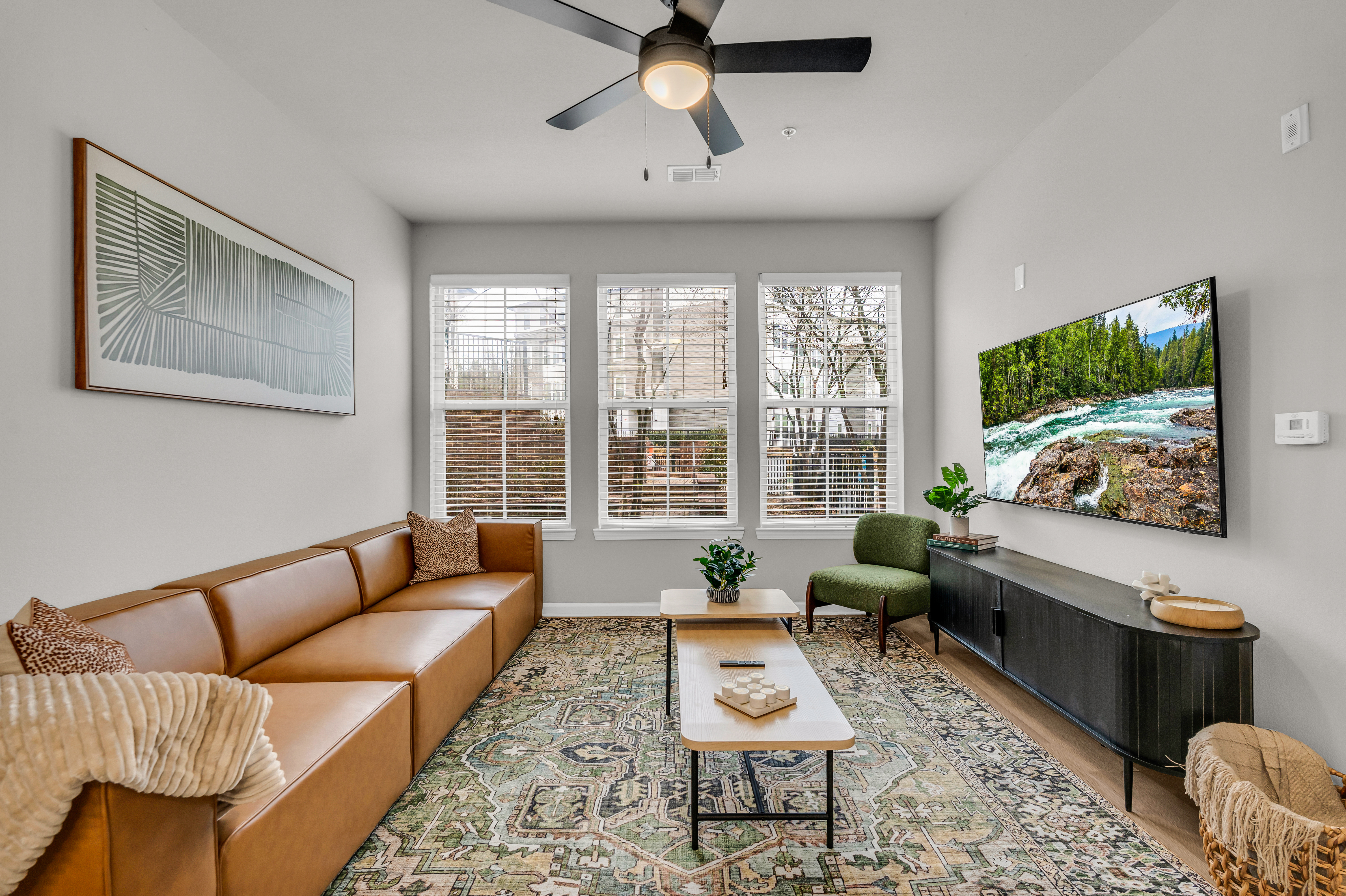 Modern interior living space